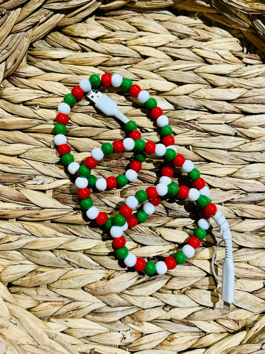 Christmas Beaded Charger