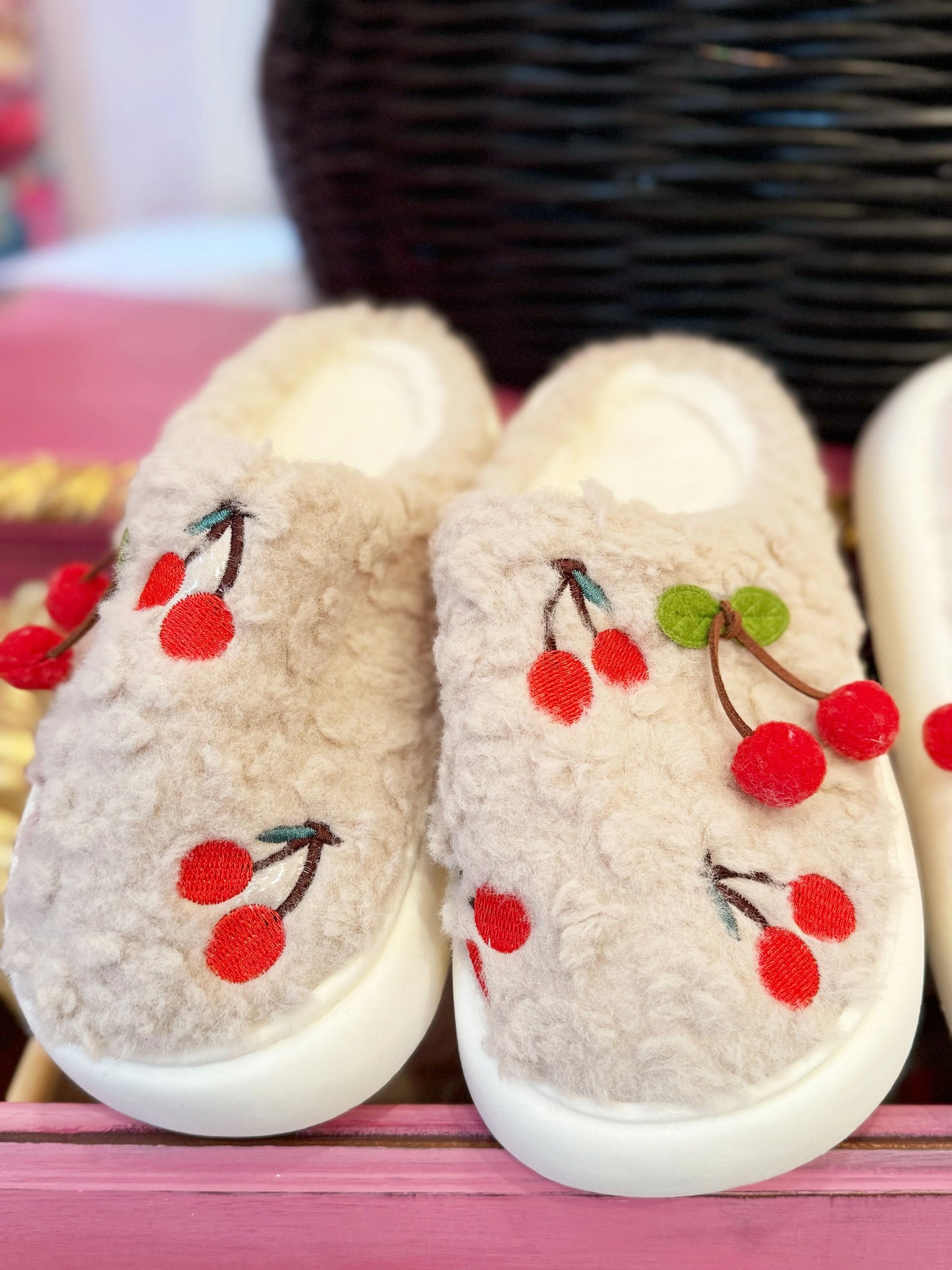 Charming Cherries Slippers