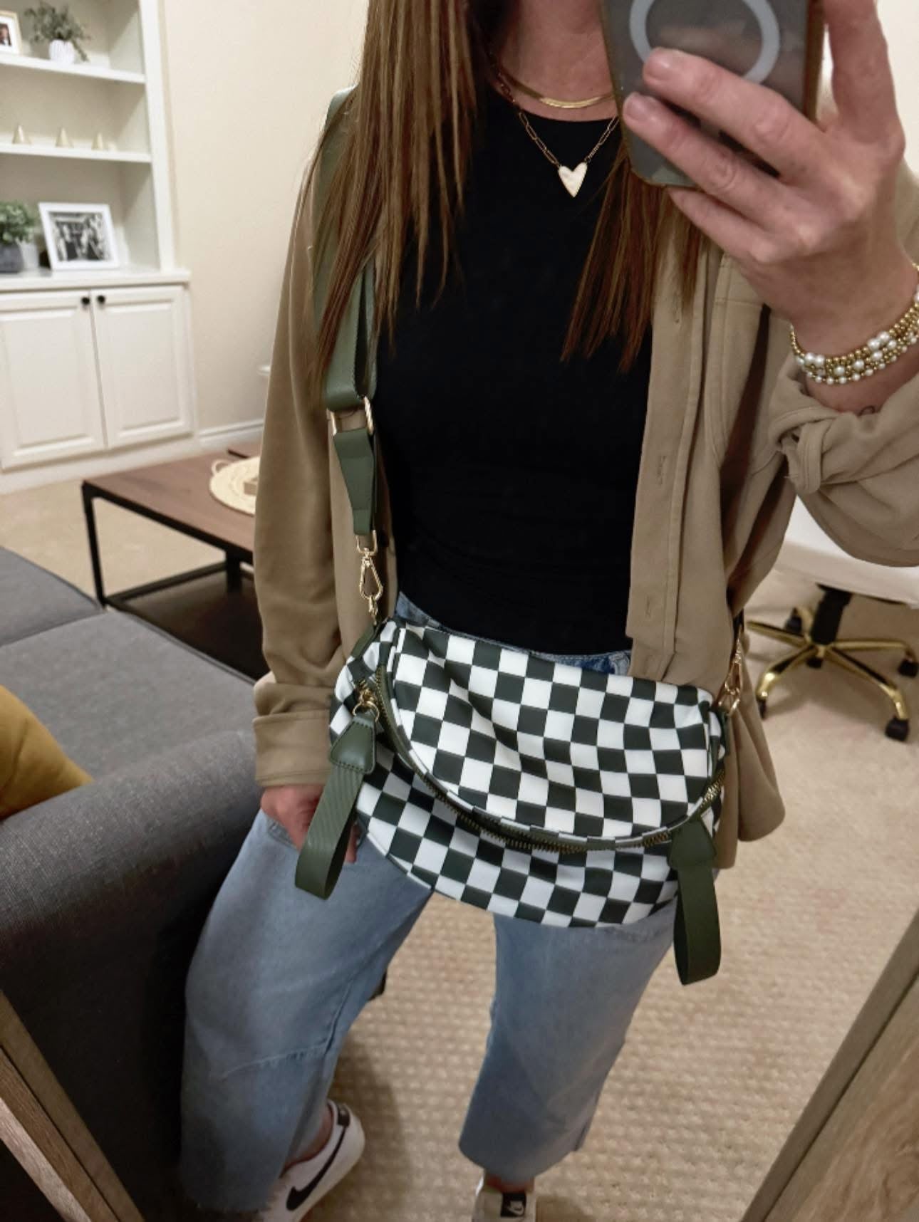 Checkered Bum Bag