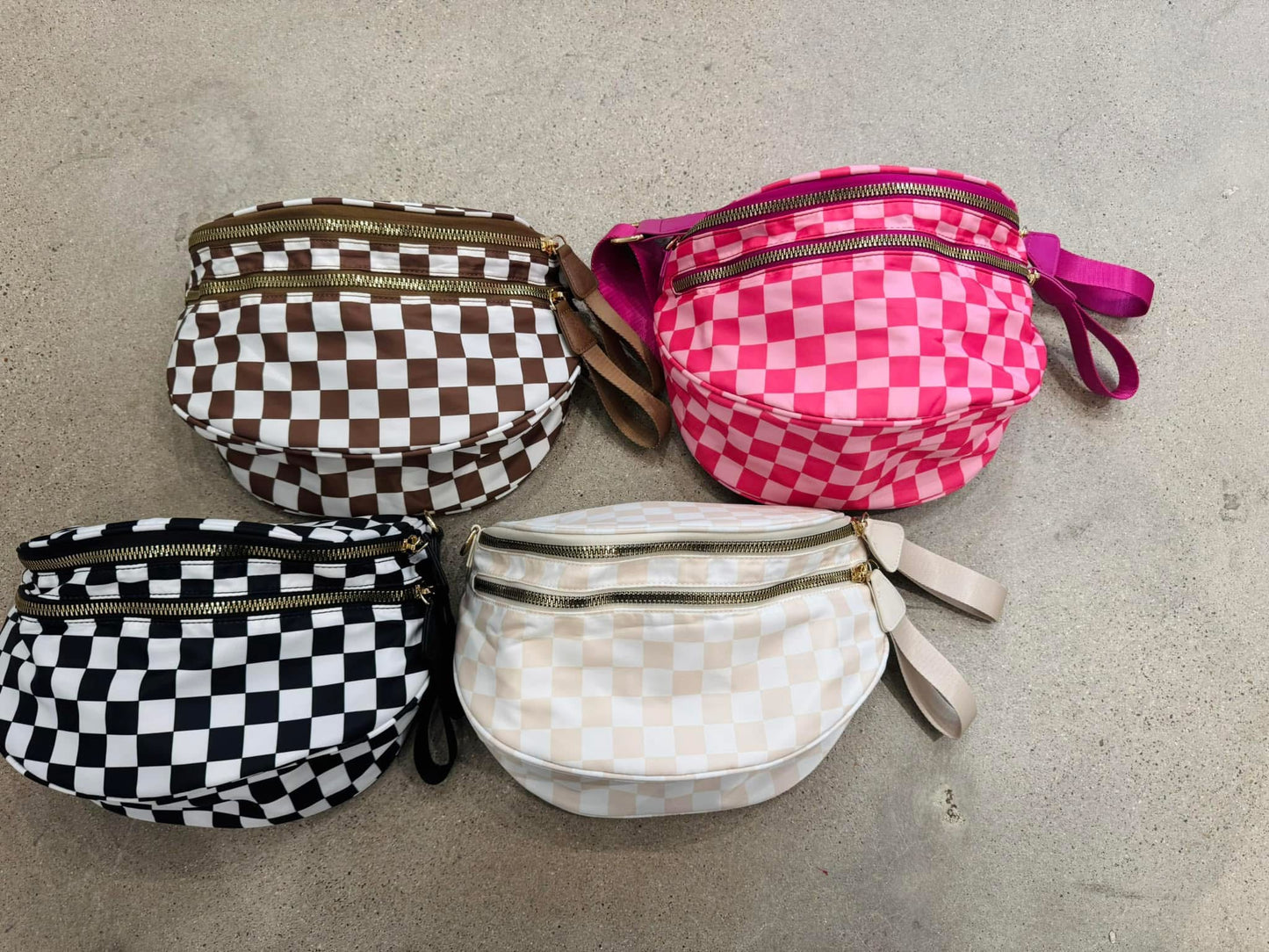 Checkered Bum Bag