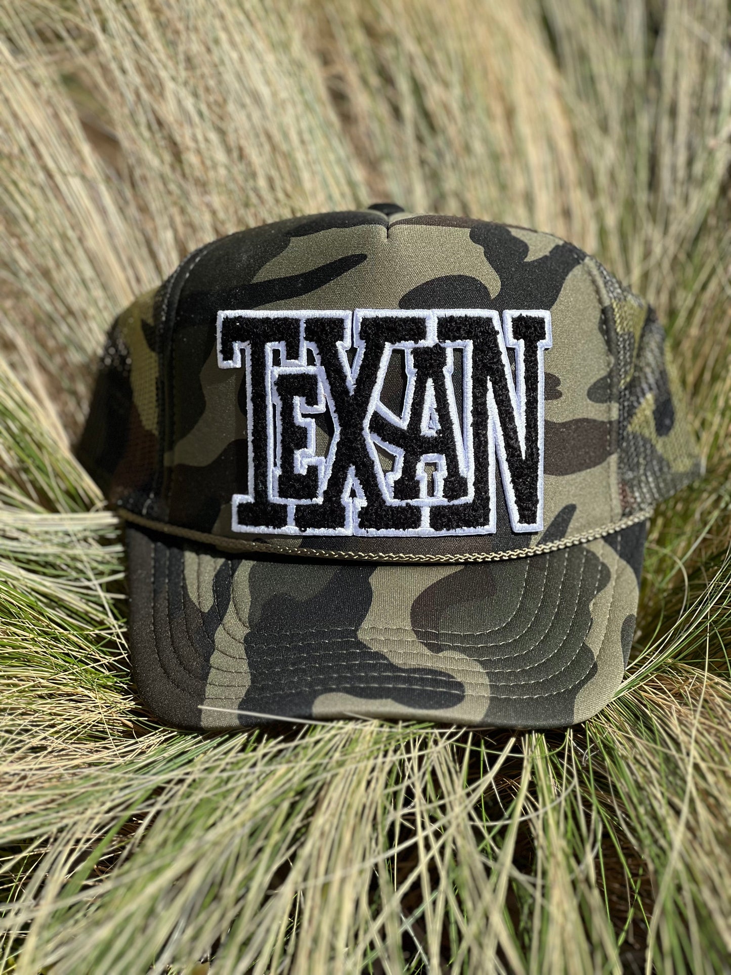 Texan Chenille Foam Trucker Cap